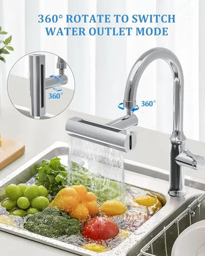 Wimblo AquaTwist 360° – Grifo Giratorio 4 en 1 para Cocina