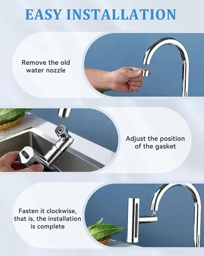 Wimblo AquaTwist 360° – Grifo Giratorio 4 en 1 para Cocina